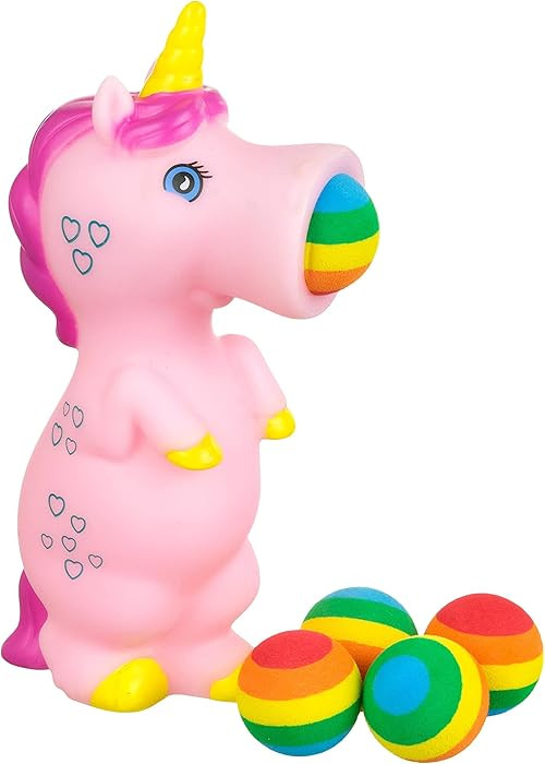 1pc Foam Ball Popper Toy - Squeeze & Launch Unicorn Toy w/ Foam Balls Included – Animal Ball Sh... | Amazon (US)