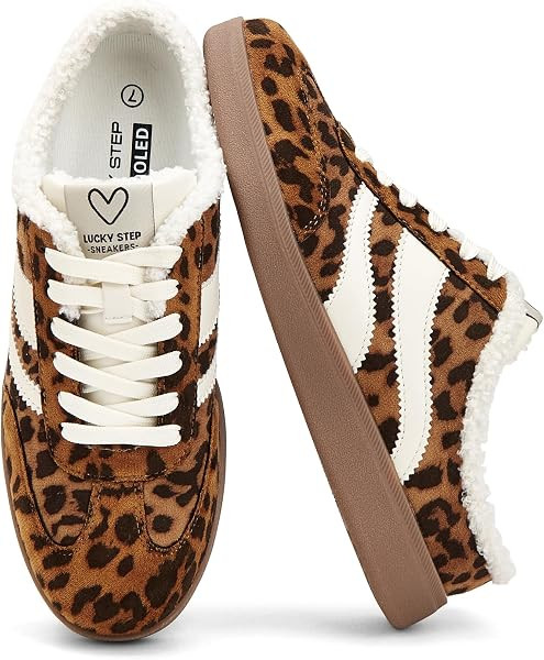 LUCKY STEP Women's Retro Slip-on Fashion Sneakers | Amazon (US)