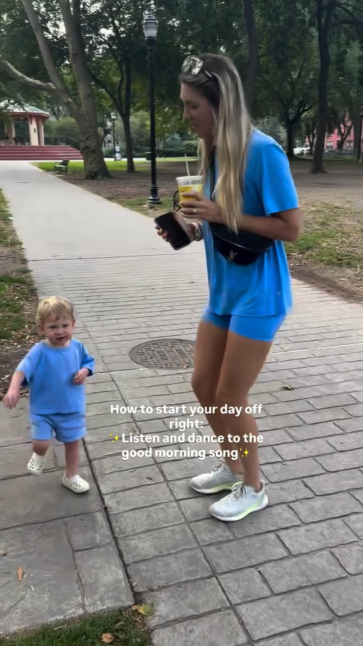 How to start your day off right: ✨ Listen and dance to the good morning song✨ bonus points if it’s in a cute workout set 

#LTKActive #LTKShoeCrush #LTKStyleTip
