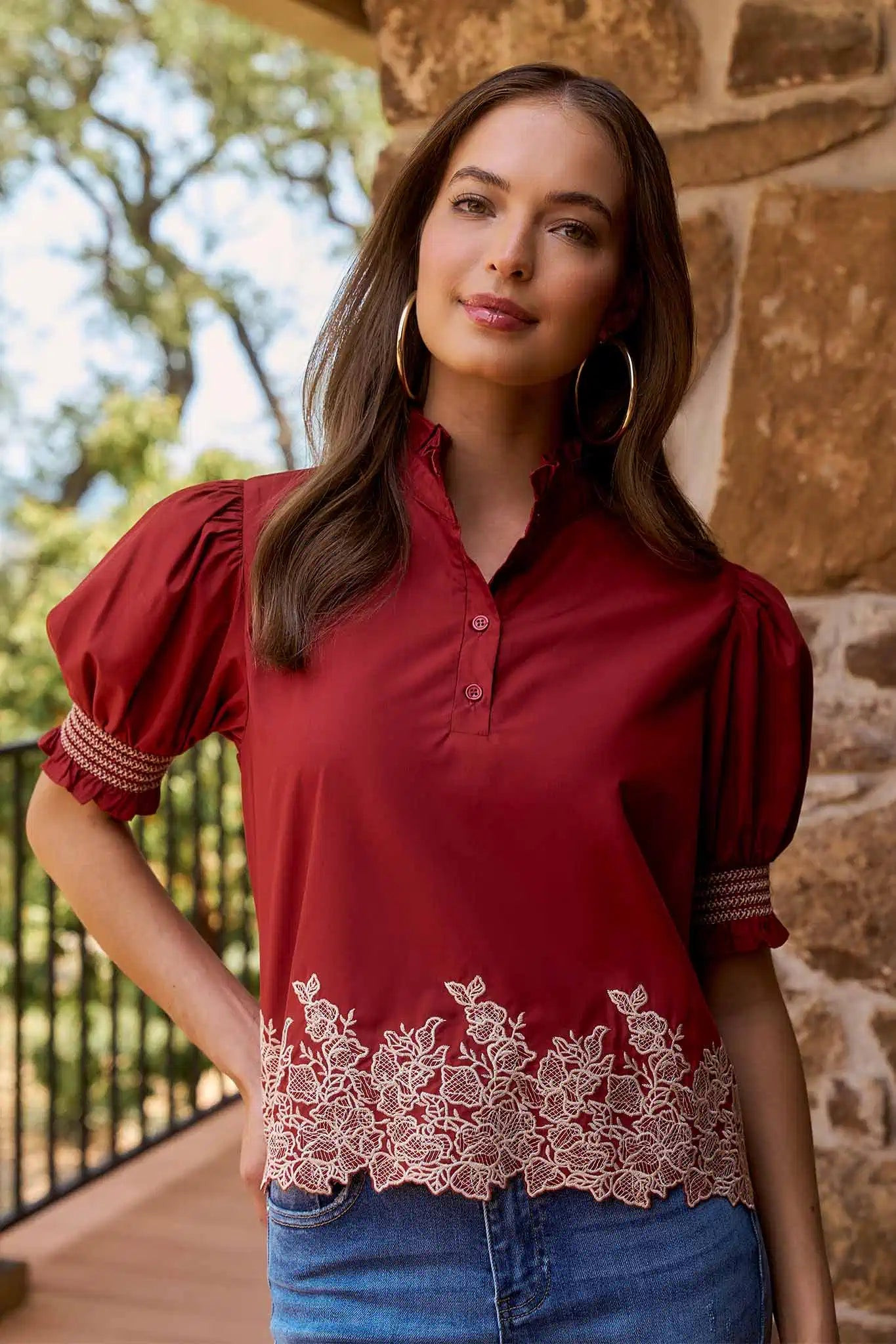 Prudence Top- Red | Avara