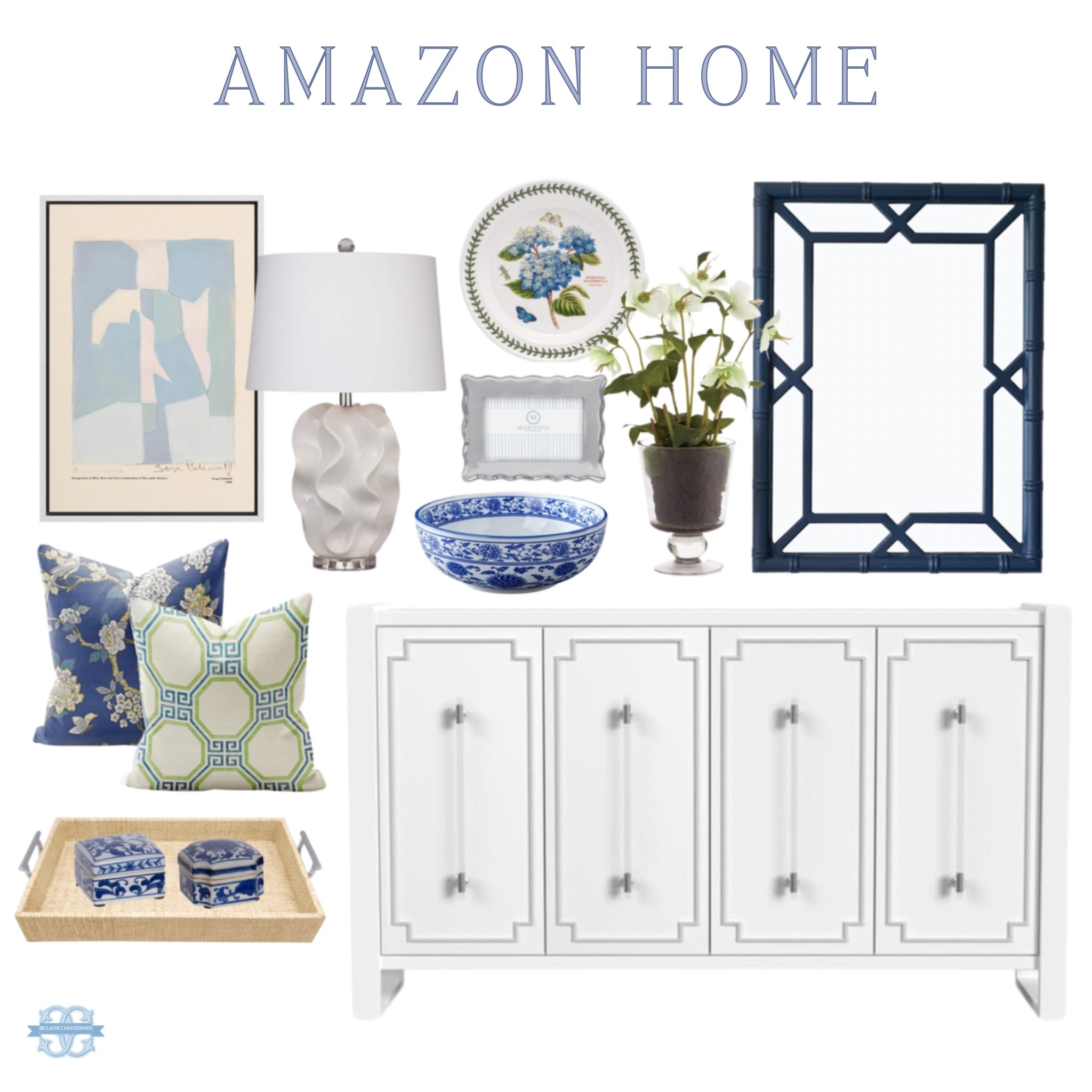Coastal Blue & White Decor from Amazon💙

Home Decor, Amazon Home, Sideboard, Rattan, Bamboo Mirror, Lamp

#LTKhome