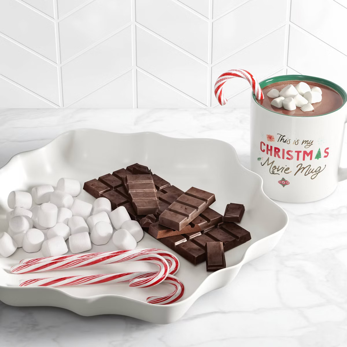 10.92"x12" Christmas Snowflake Serving Plate - Wondershop™ | Target