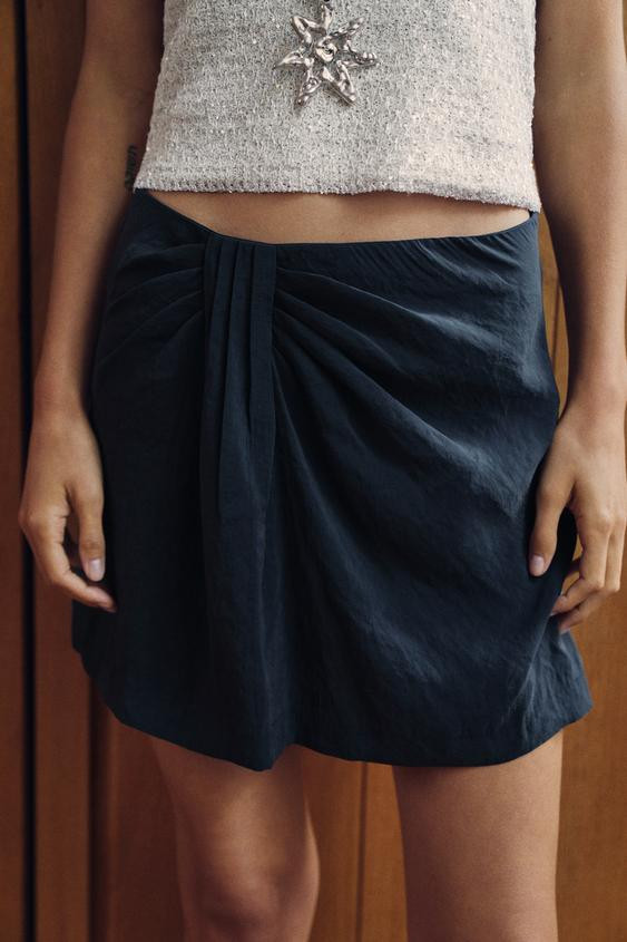 DRAPED SKORT | Zara UK