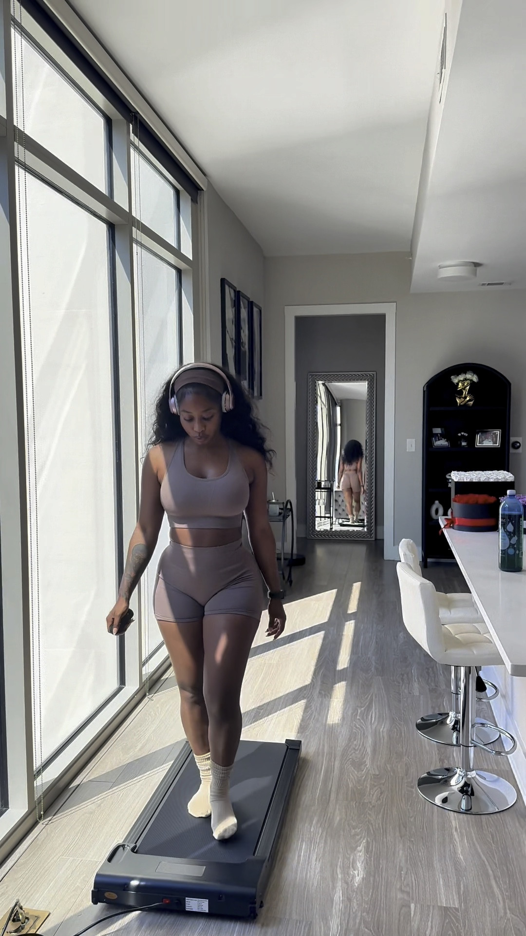 Hey y'all, I'm obsessed with this walking pad and it has been making it so much easier to reach my daily 10k step goals! It comes with a remote and it tracks your time, distance, calories, as well as being able to adjust the speed from 0.5 - 4. I tagged the exact one I bought from Amazon 🫶🏾

#LTKHome #LTKFitness #LTKActive