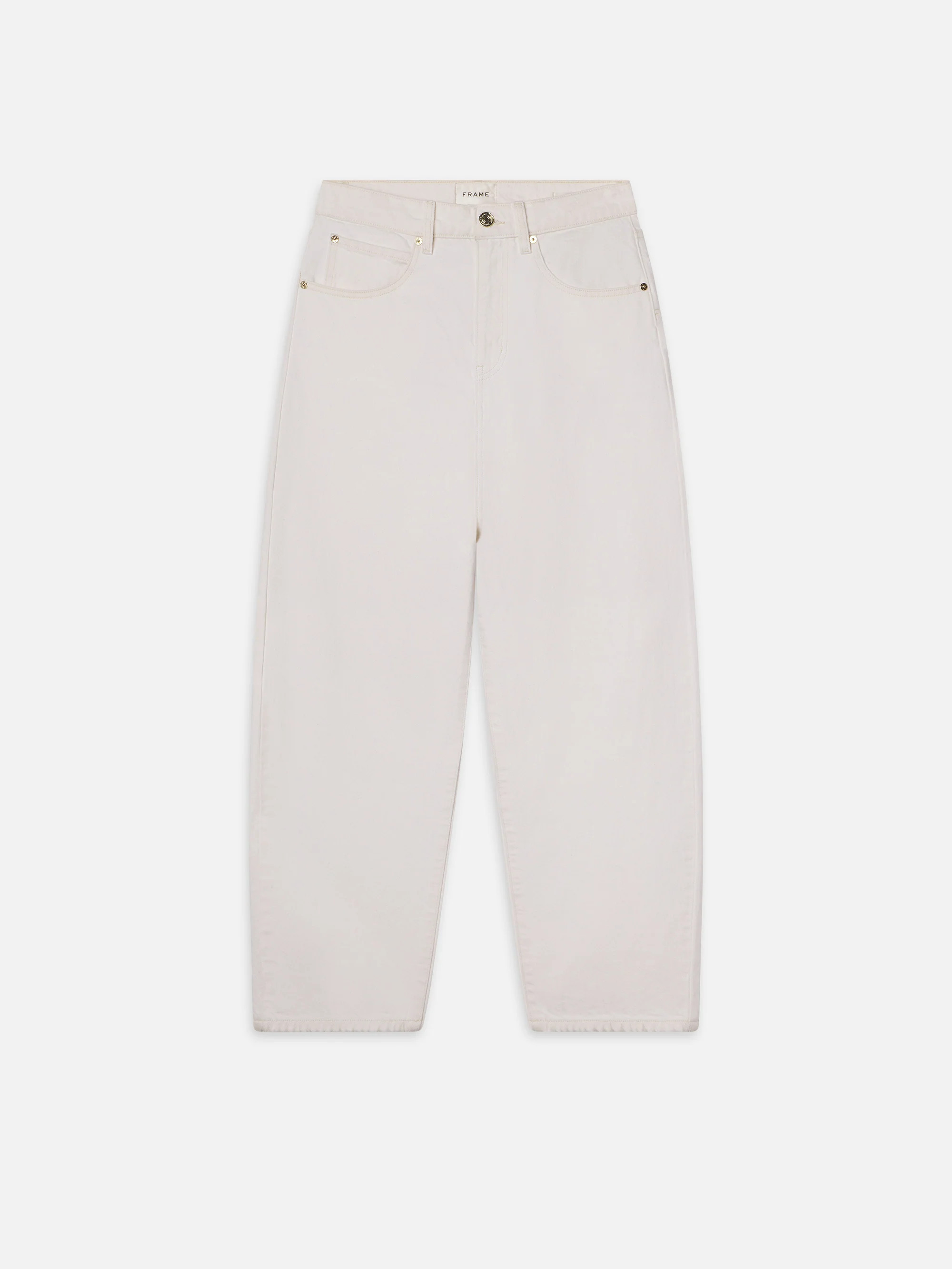 Low Slung Barrel -- Au Natural Clean | Frame Denim