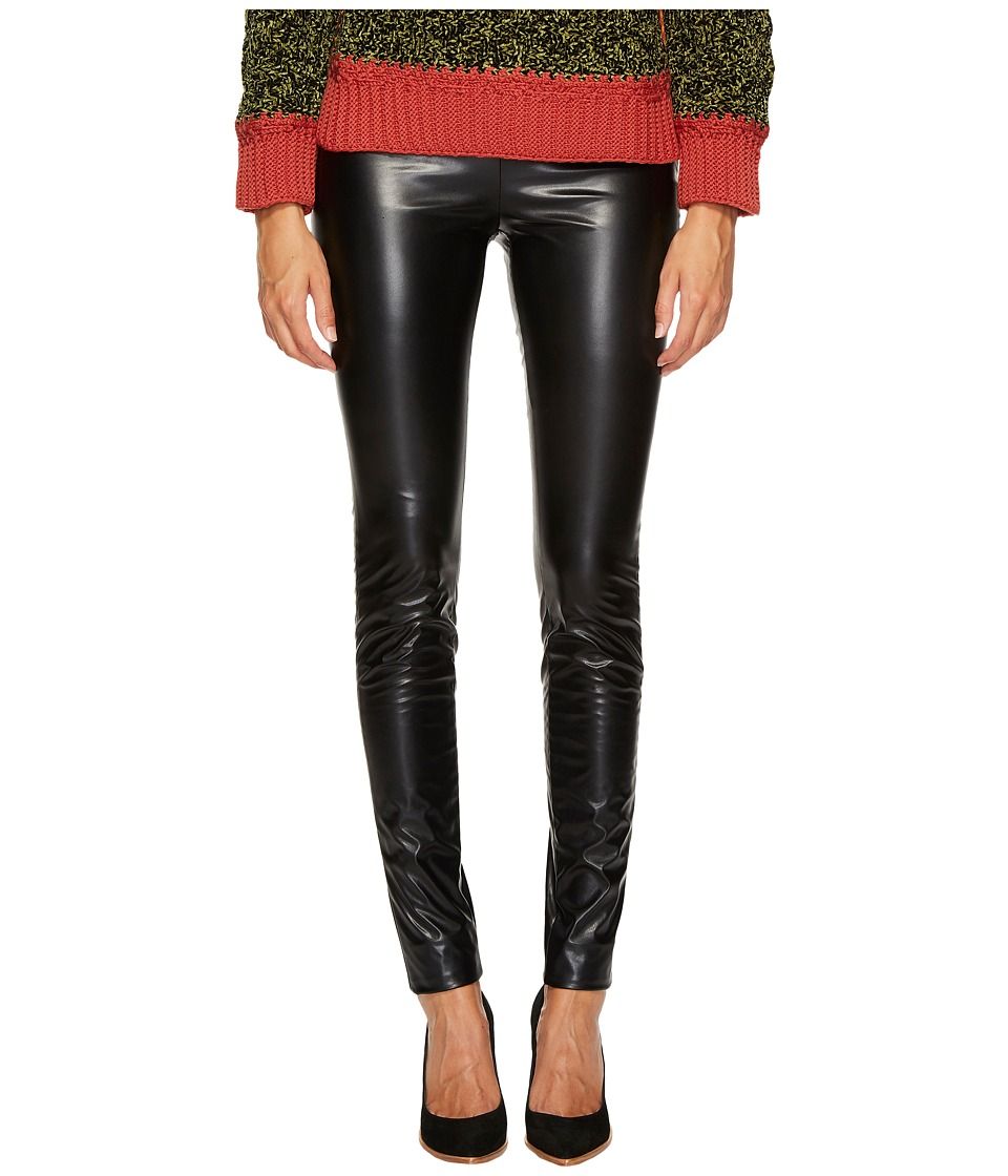 M Missoni - Faux Leather Leggings (Black) Women's Casual Pants | Zappos