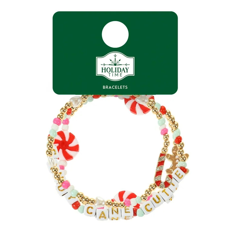 Holiday Time Stretch Bracelets, 3 Pieces | Walmart (US)