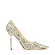 Moon Sand Infinity Glitter Fabric Point-Toe Pumps | Jimmy Choo (US)