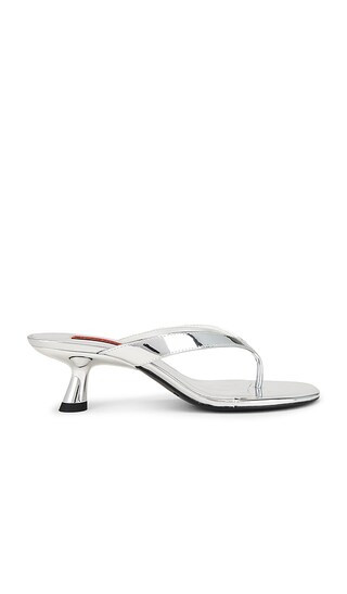 Beep Thong Sandal in Silver | Revolve Clothing (Global)