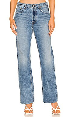 GRLFRND Courtney Low Rise Boot in East River from Revolve.com | Revolve Clothing (Global)