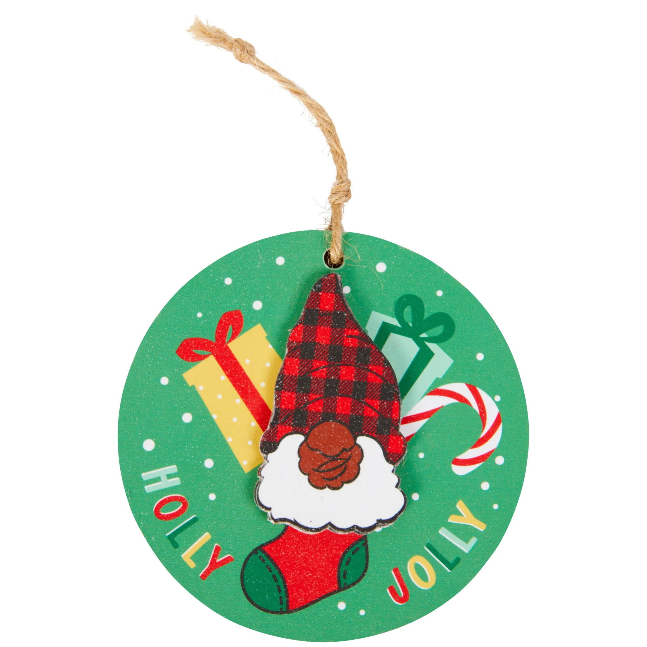 Black Paper Party Gnome Layered Hanging Ornament, 3.5 inch | Walmart (US)