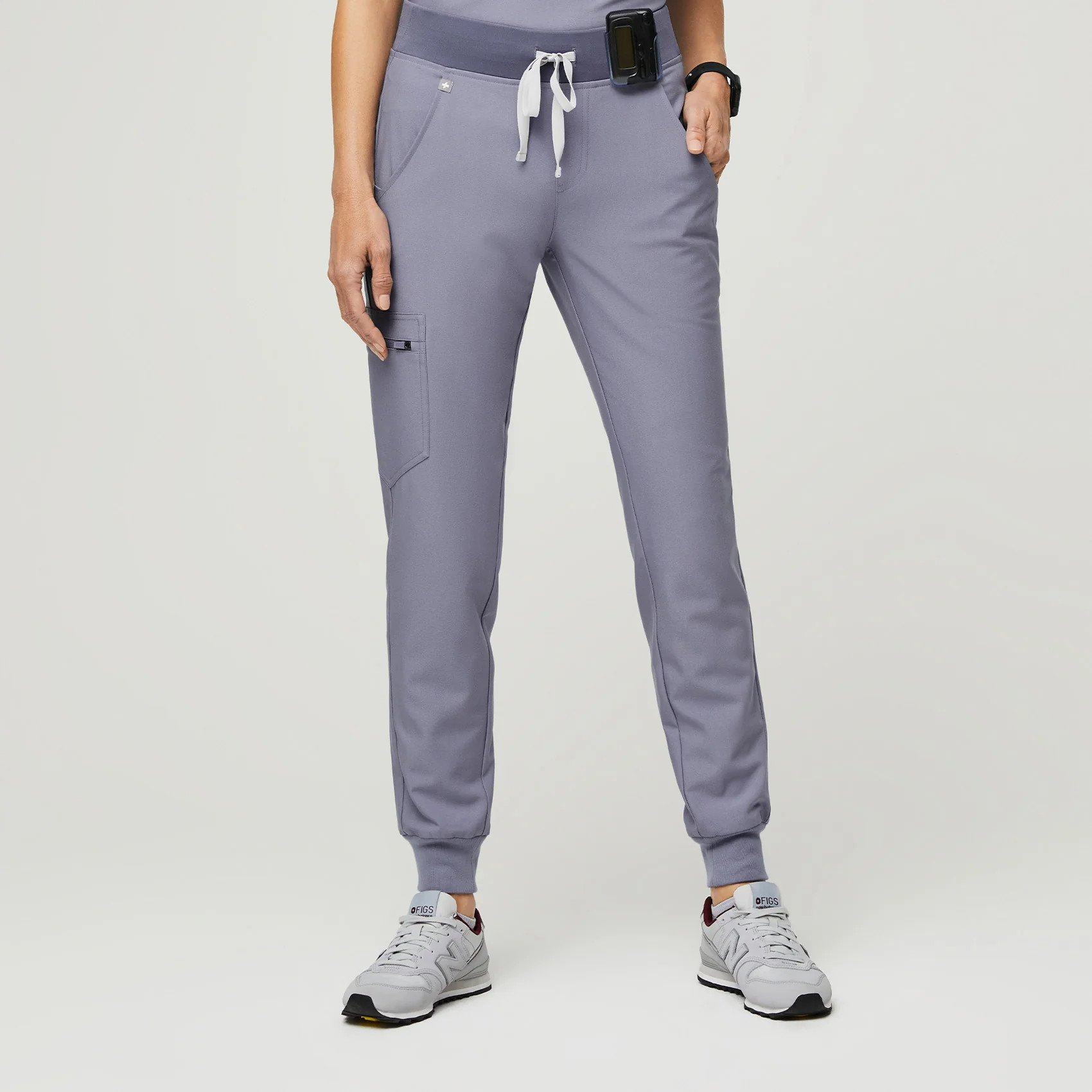 Women's Zamora™ Jogger Scrub Pants - Vapor Blue Space Dye · FIGS | FIGS