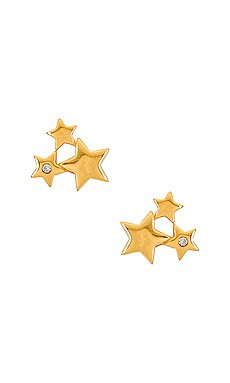 Luv AJ Stardust Studs in Gold from Revolve.com | Revolve Clothing (Global)