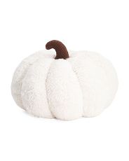 9x21 Sherpa Pumpkin Pillow | Marshalls