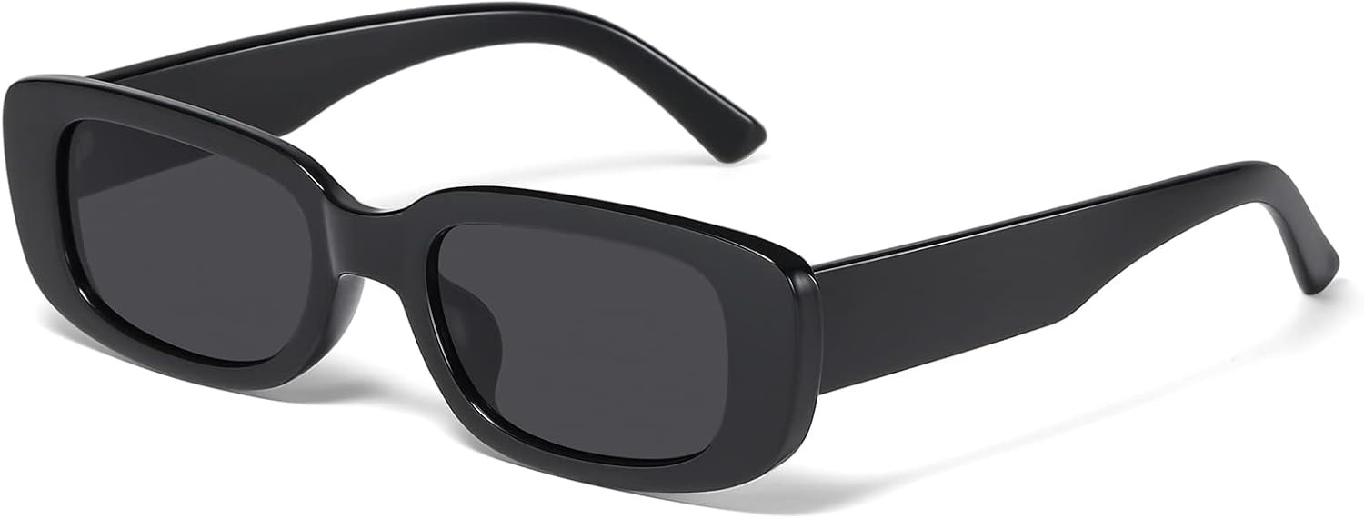 JASPIN Rectangle Sunglasses for Women Men Y2k Sun Glasses UV Protection | Amazon (US)