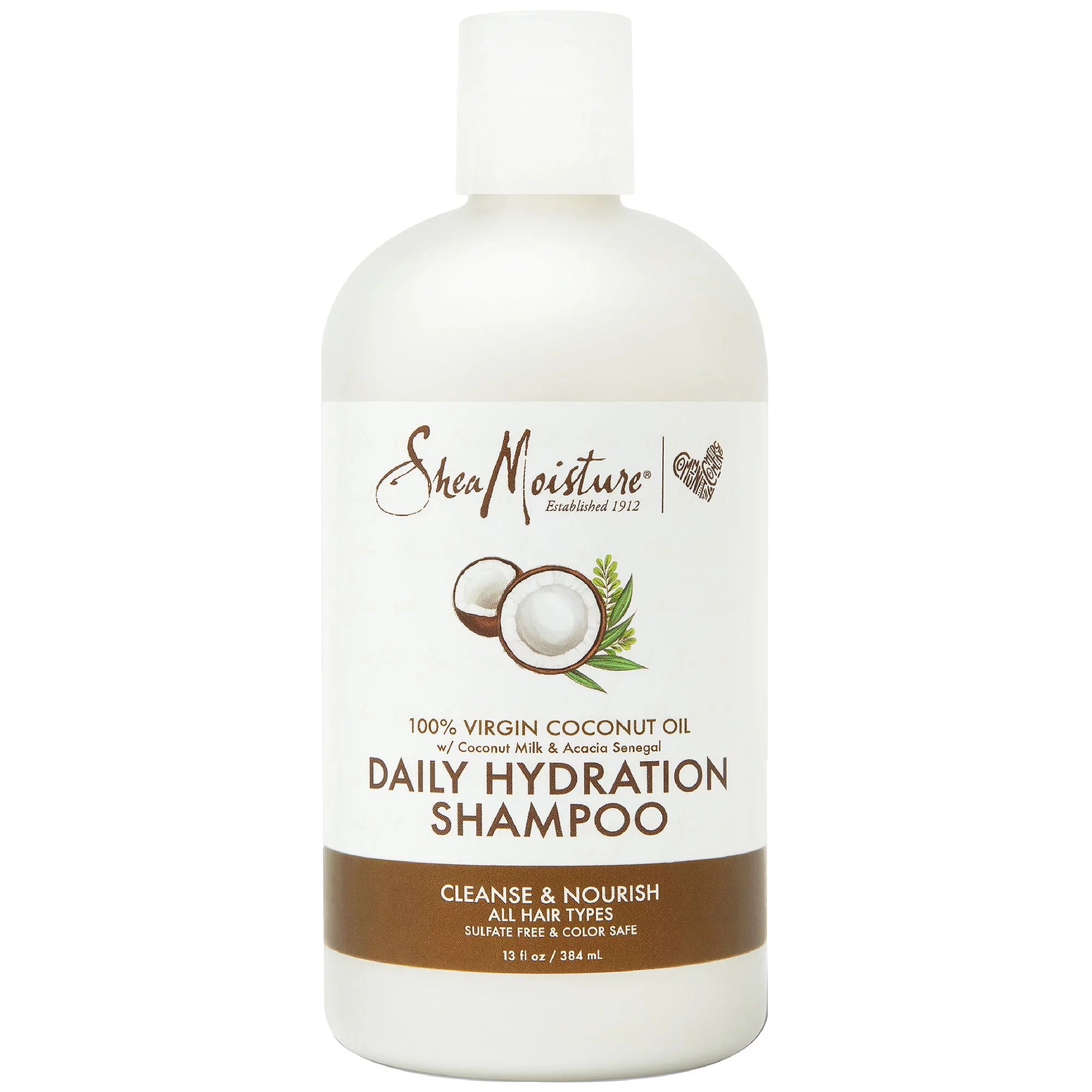 SheaMoisture 100% Virgin Coconut Oil Daily Hydration Shampoo Sulfate-Free for All Hair Types 13 o... | Walmart (US)