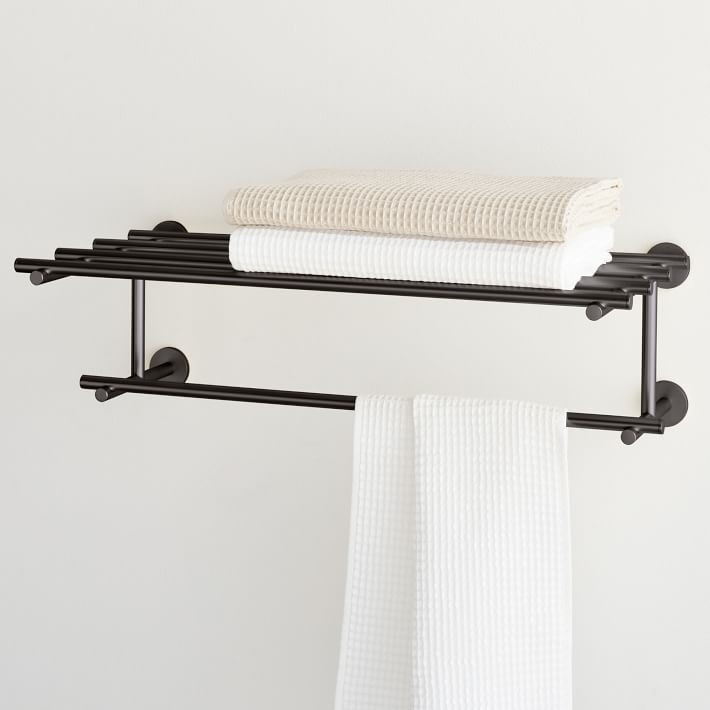Modern Overhang Bathroom Rail Shelf | West Elm (US)