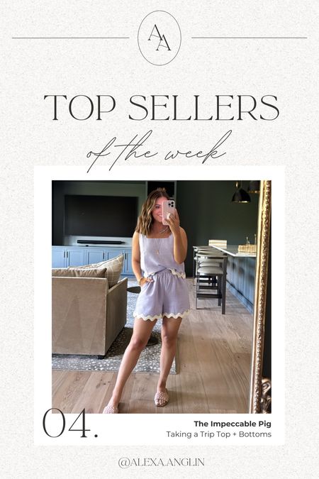 Top sellers of the week— Taking a Trip purple top + bottoms from The Impeccable Pig // wearing size small in top + bottoms- use code ALEXA15 for 15% off site wide! 

#LTKStyleTip #LTKSaleAlert #LTKTravel