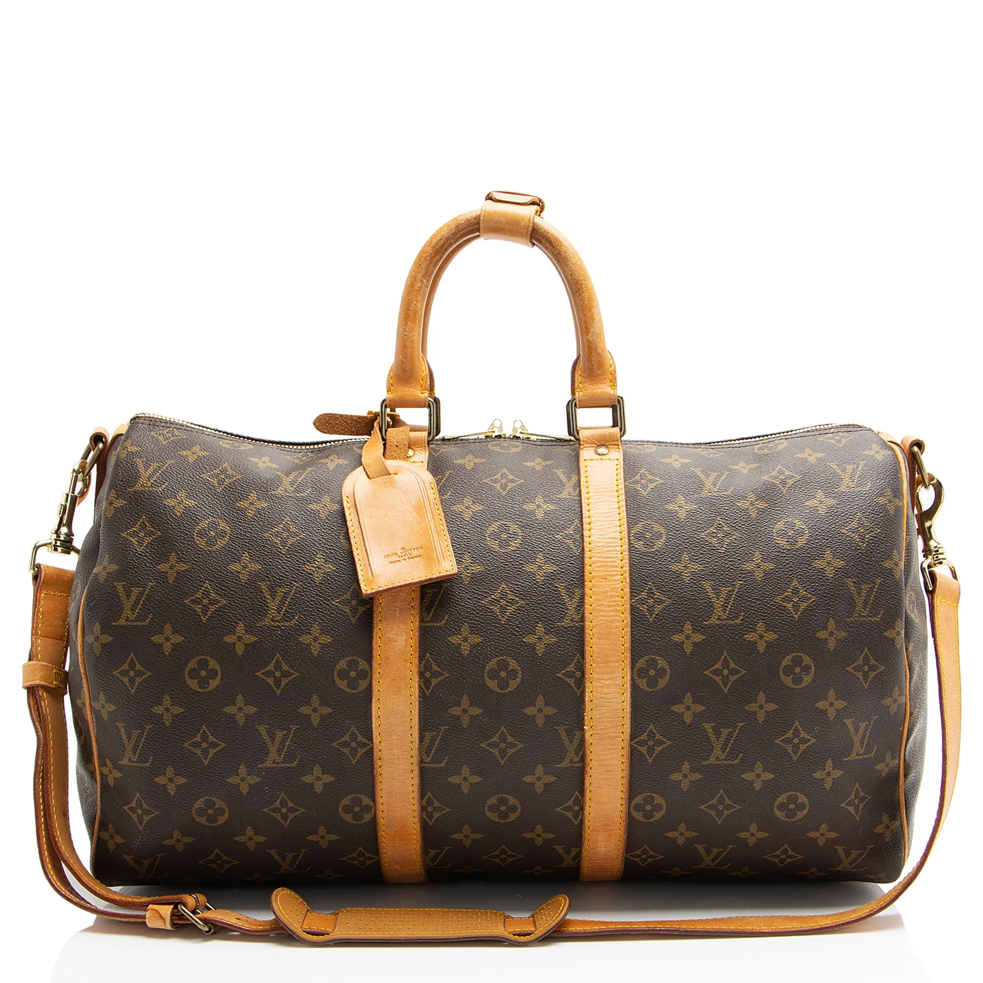 Pre-Owned Louis Vuitton Vintage Monogram Canvas Keepall Bandouliere 45 Duffle | Walmart (US)