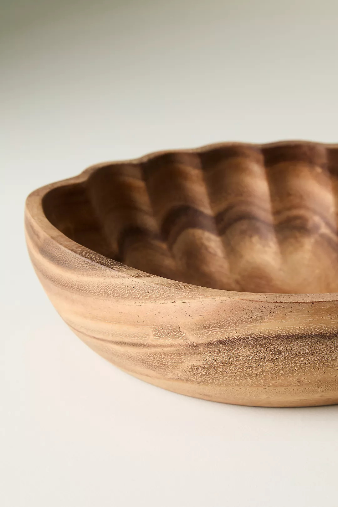 Wood Shell Serve Bowl | Anthropologie (US)