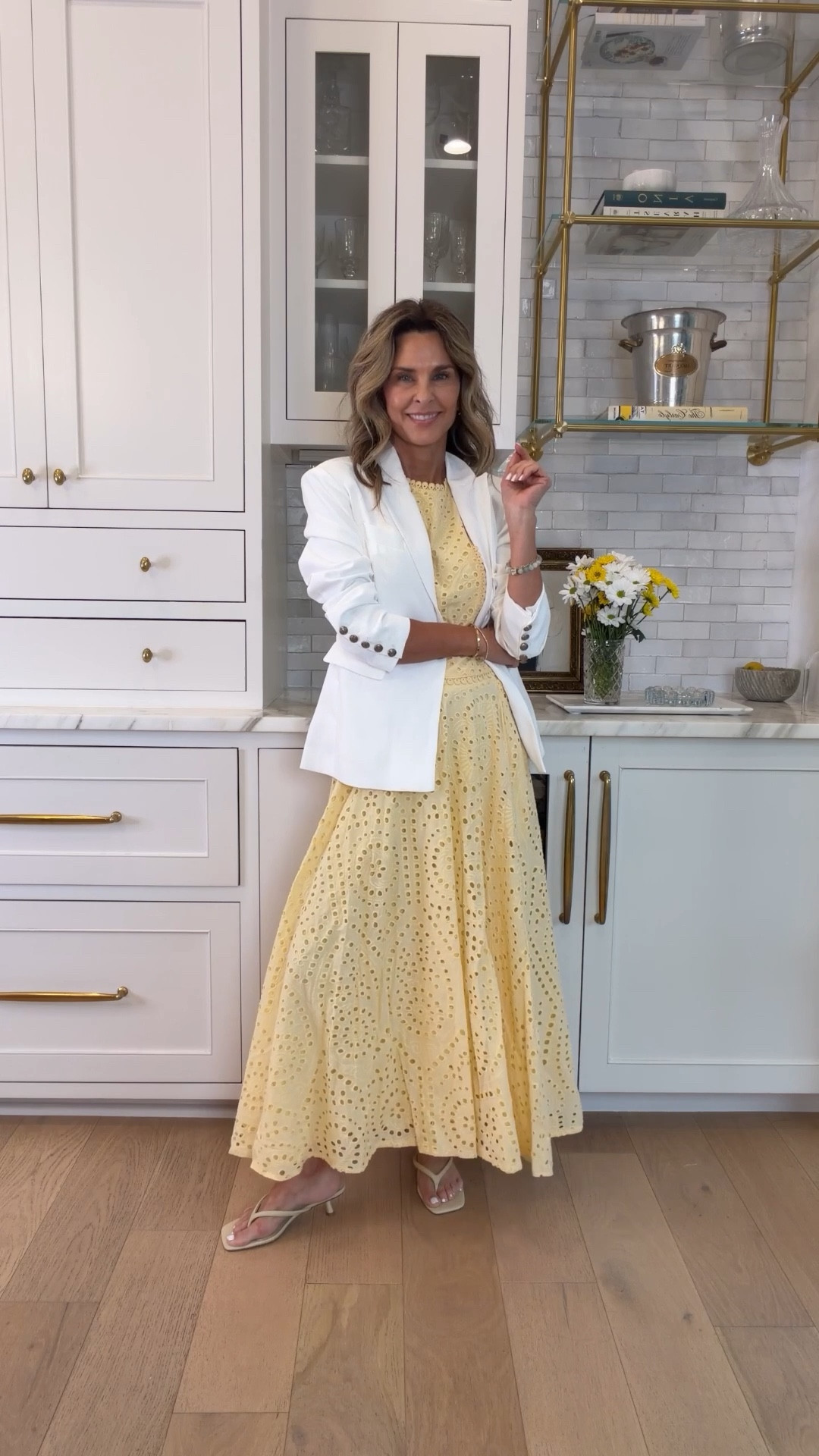 @Bloomingdale's US  Aqua exclusives! I’m 5’6’’. 
-yellow eyelet tank size XS
-yellow maxi eyelet skirt size XS
#bloomiespartner 

#LTKSeasonal #LTKootd #LTKOver40