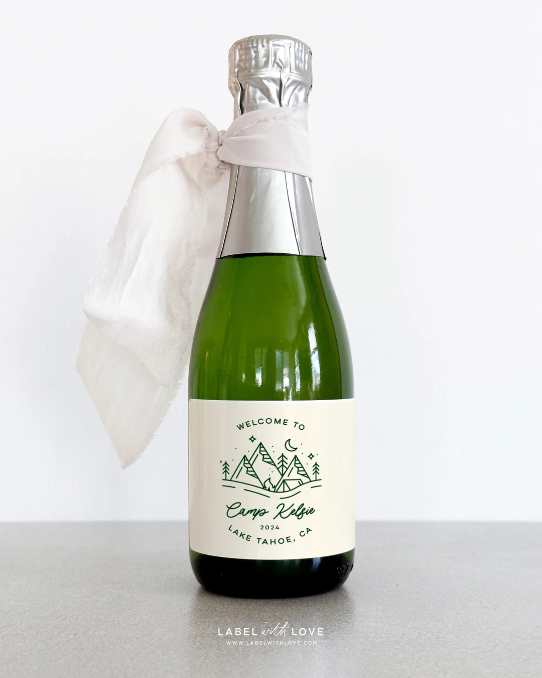 Camp Bachelorette Champagne Labels, Weekend in the Woods Party Favors, Cabin Lake Crew Party Idea... | Etsy (US)
