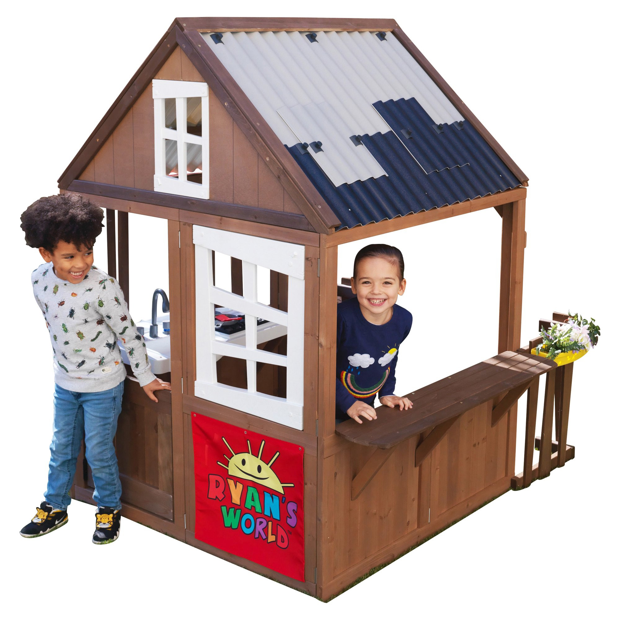 KidKraft Ryan's World™ Outdoor Playhouse | Walmart (US)