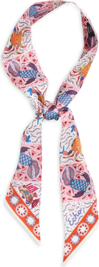 Echo Crabby Silk Ribbon Scarf | Nordstrom | Nordstrom