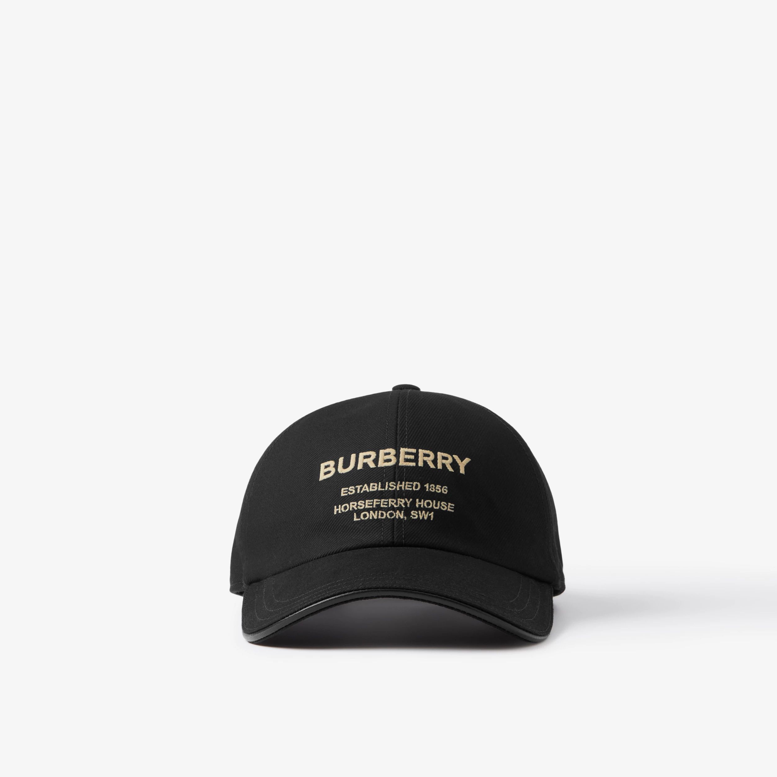 Horseferry Motif Cotton Twill Baseball Cap | Burberry (US)