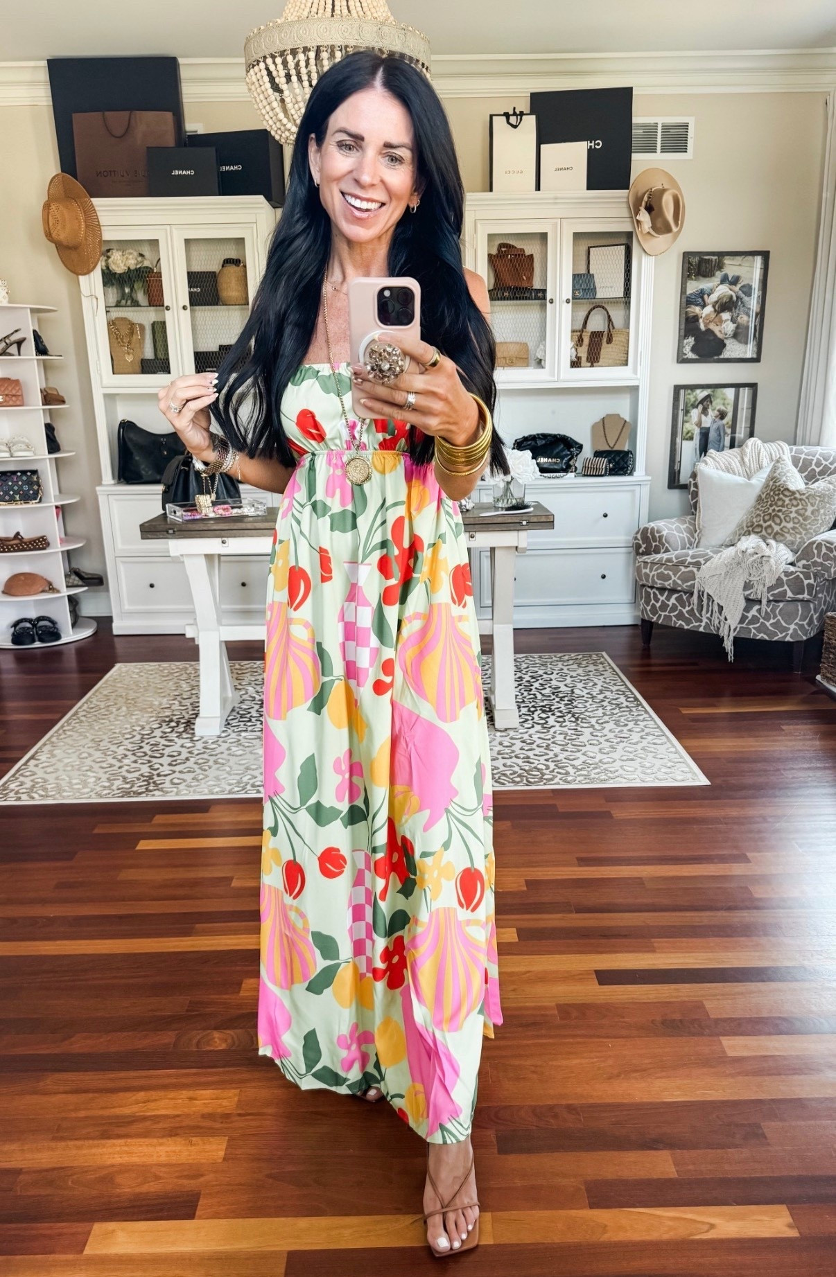 The print in this maxi dress is so fun for spring 

#LTKFestival #LTKTravel #LTKootd