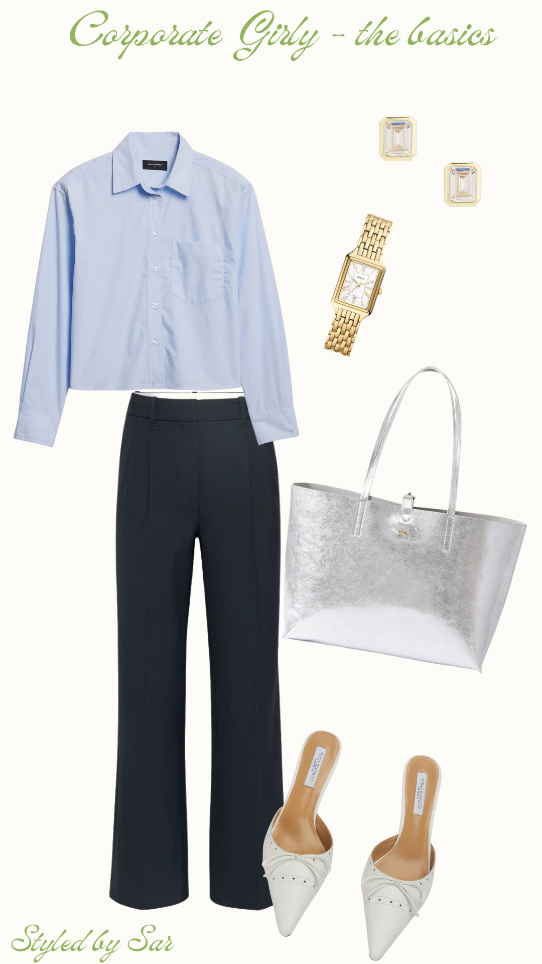 Corporate work outfit inspiration 

#corporategirly #workoutfit #workstyle #styleinspo #workwear #corporateoutfit #capsulewardrobe 

 

#LTKFindsUnder100 #LTKStyleTip #LTKWorkwear