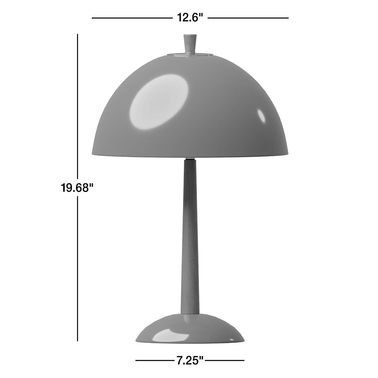 Clem Light Green Metal Table Lamp 19.68" + Reviews | Crate & Barrel | Crate & Barrel