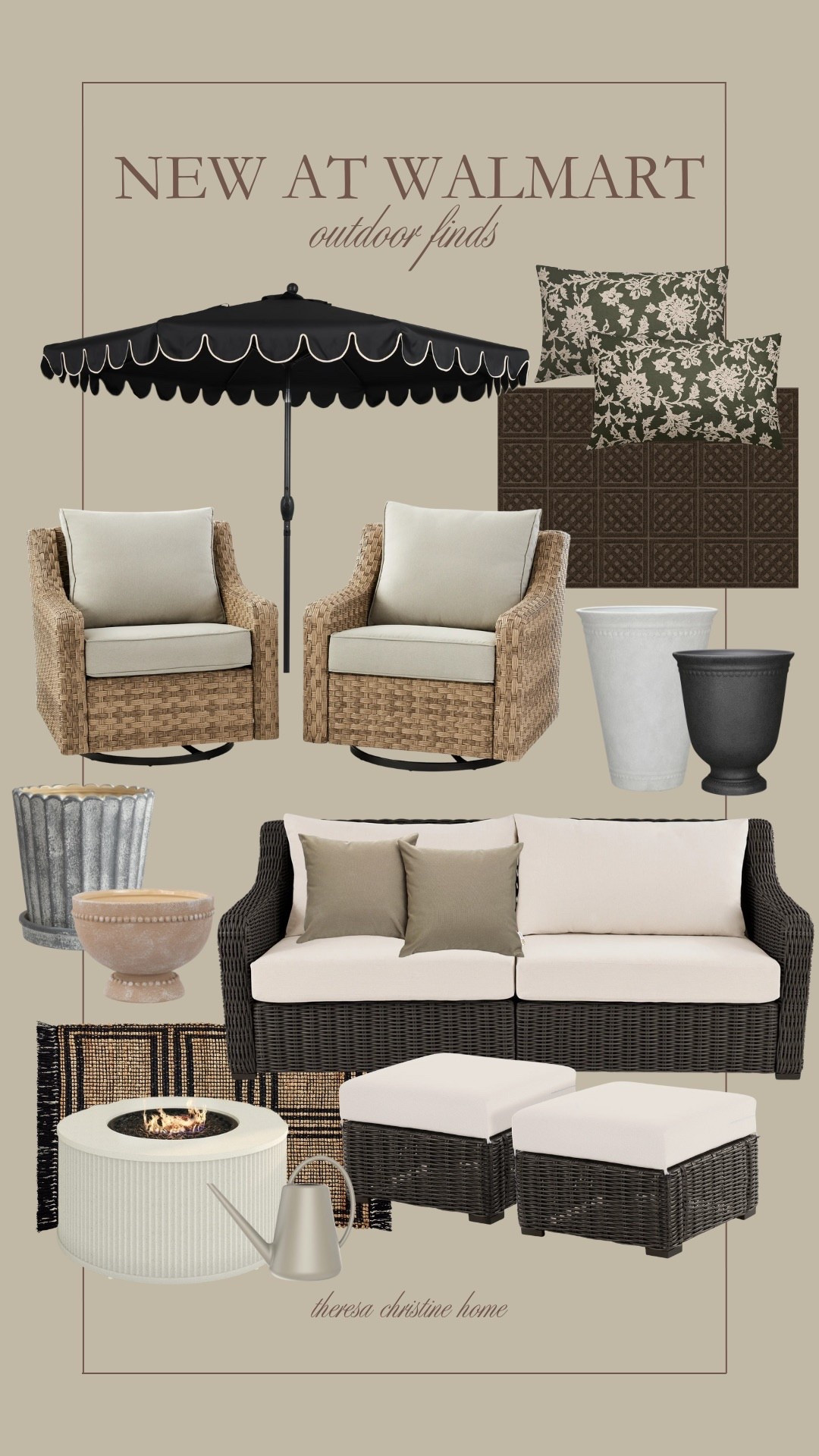 New at Walmart! Outdoor finds for the patio from Walmart. Walmart home 🤎🙌🏻

#LTKHome