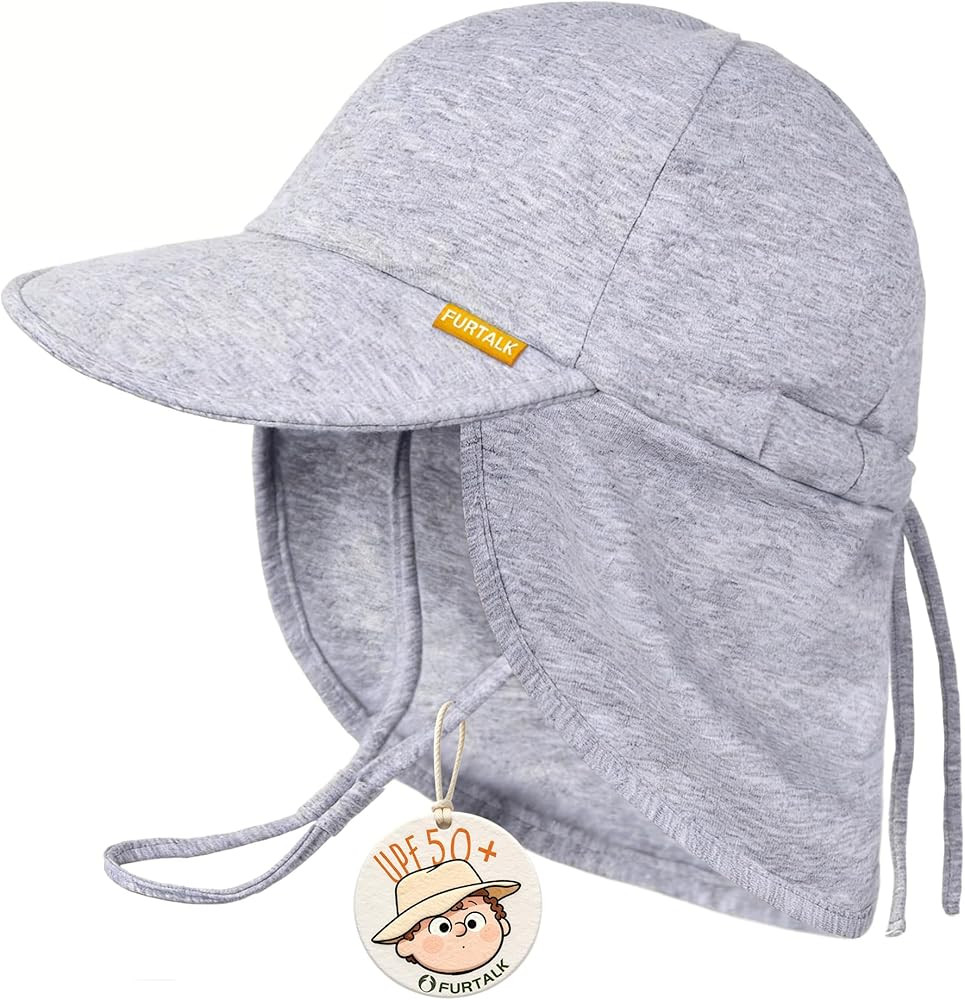 FURTALK Baby Sun Hat UPF 50+ UV Ray Sun Protection Cotton Toddler Hats for Boys Girls | Amazon (US)