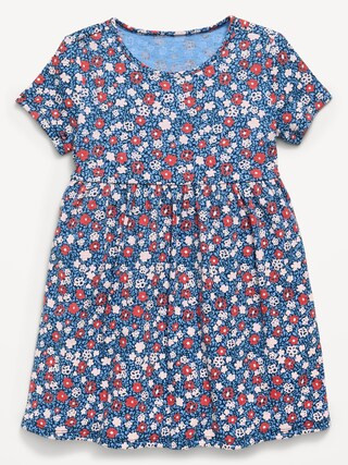 Printed Short-Sleeve Dress for Toddler Girls | Old Navy (US)