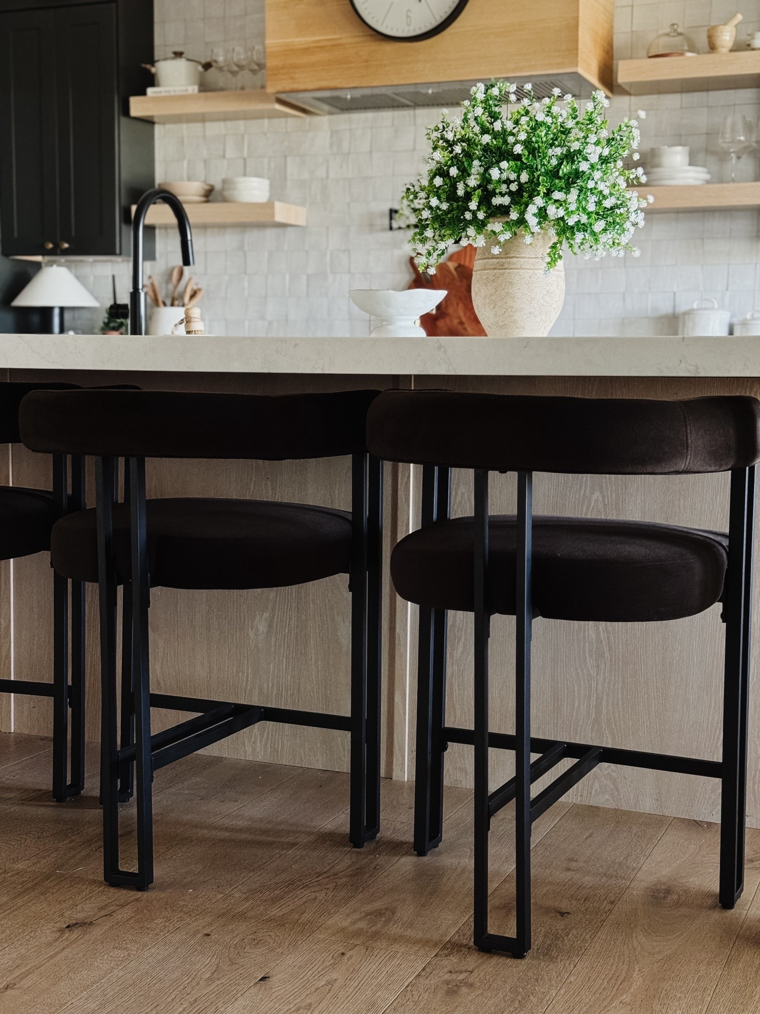 Our new Pop Maison Mia counter stools  in the color mink! 

#LTKHome