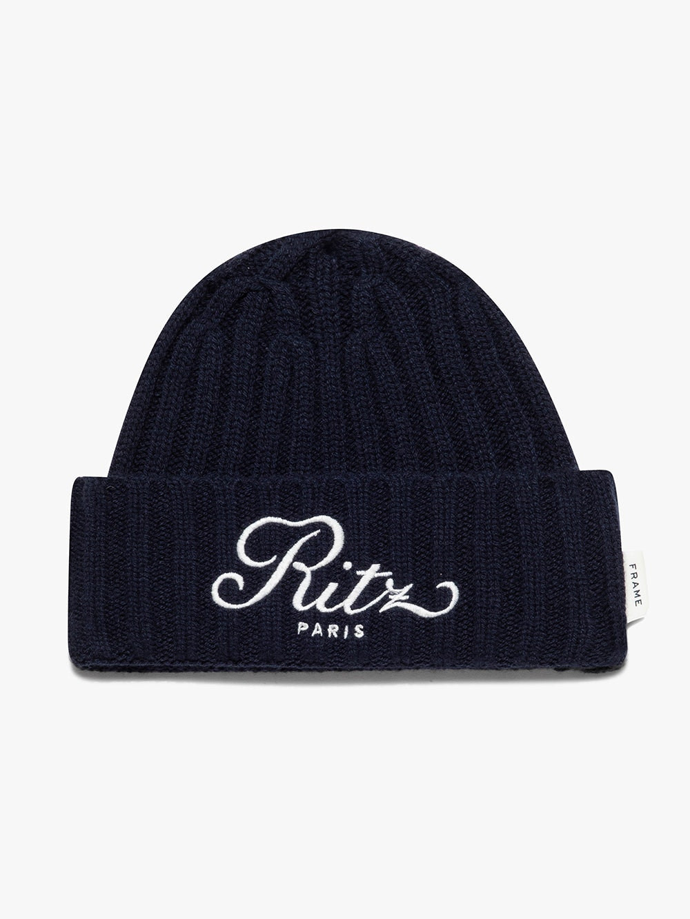 Ritz Cashmere Beanie  in  Navy | Frame Denim