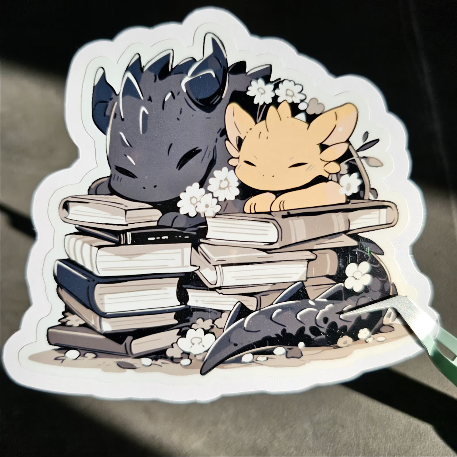 Fourth Wing Tairn Andarna Sticker Waiting for Iron Flame - Etsy | Etsy (US)