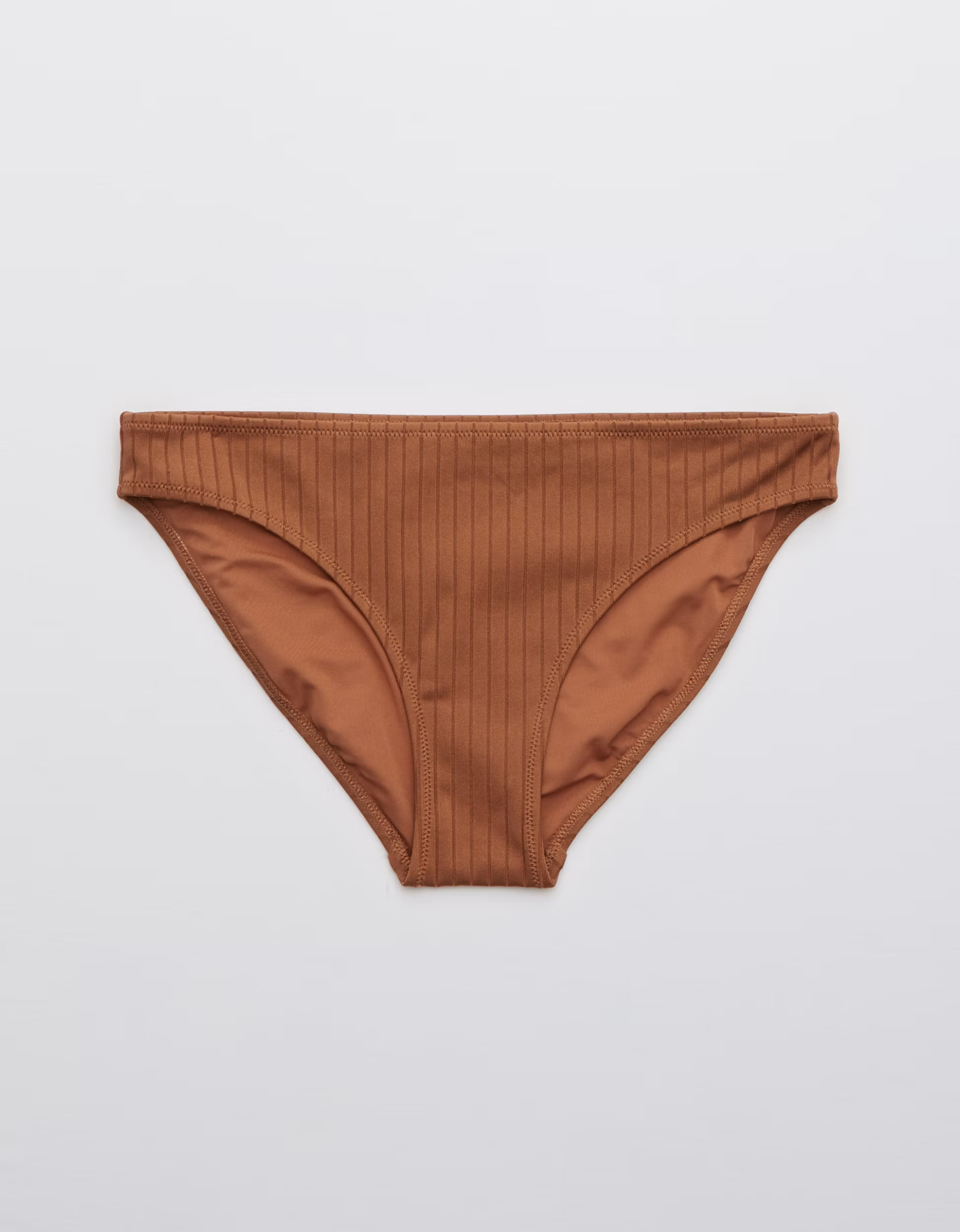 Aerie Ribbed Shine Bikini Bottom | American Eagle Outfitters (US & CA)