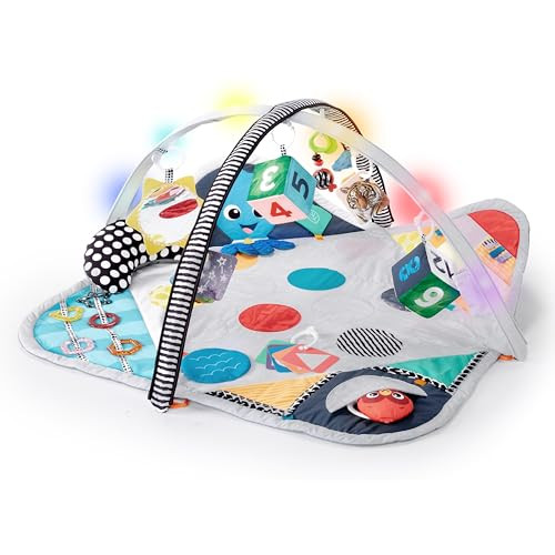 Baby Einstein Sensory Play Space Newborn-to-Toddler Discovery Gym and Play Mat, Ages Newborn + | Amazon (US)