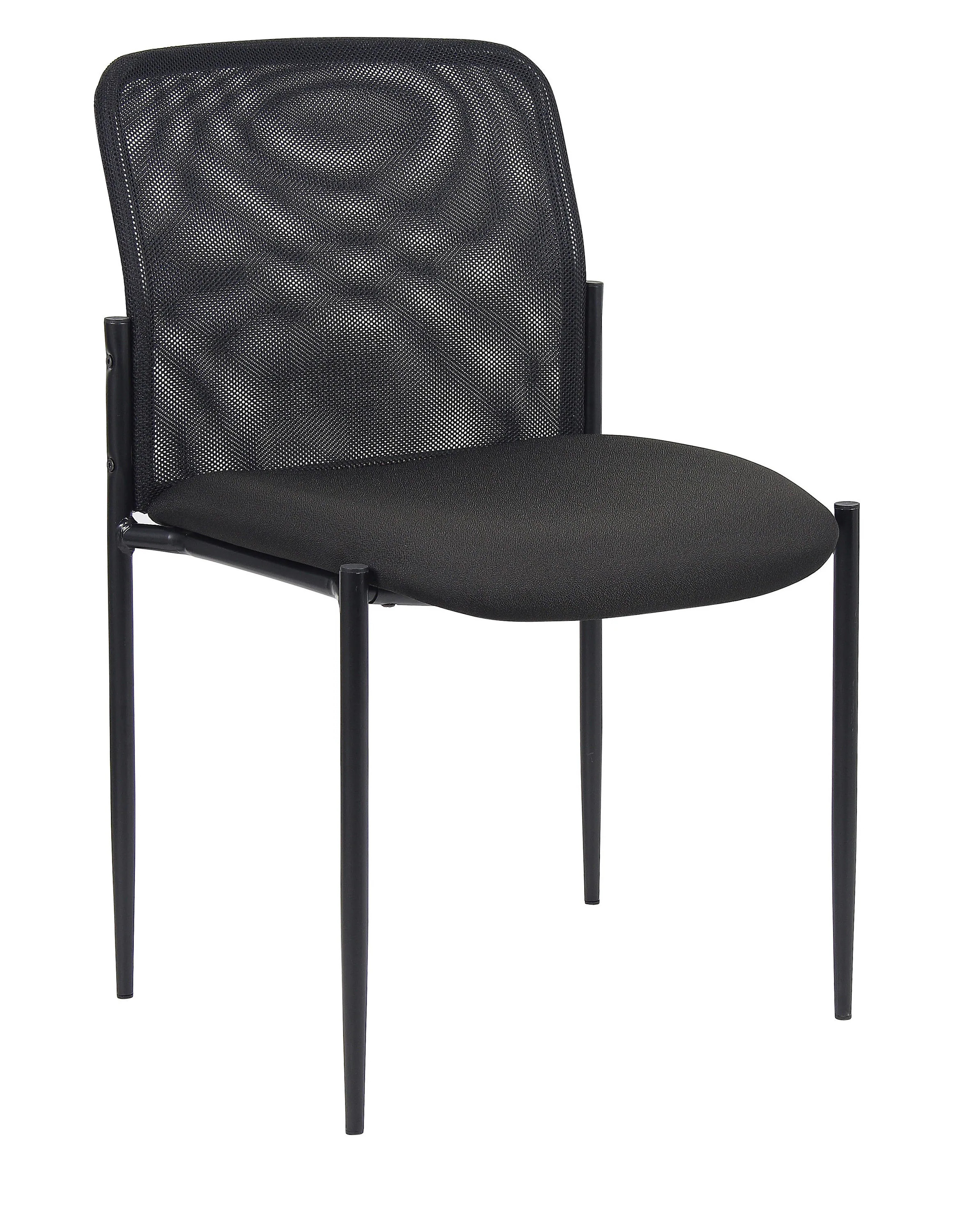 Boss Office Products Black Contemporary Ergonomic Mesh Task Chair | B6919 | Lowe's
