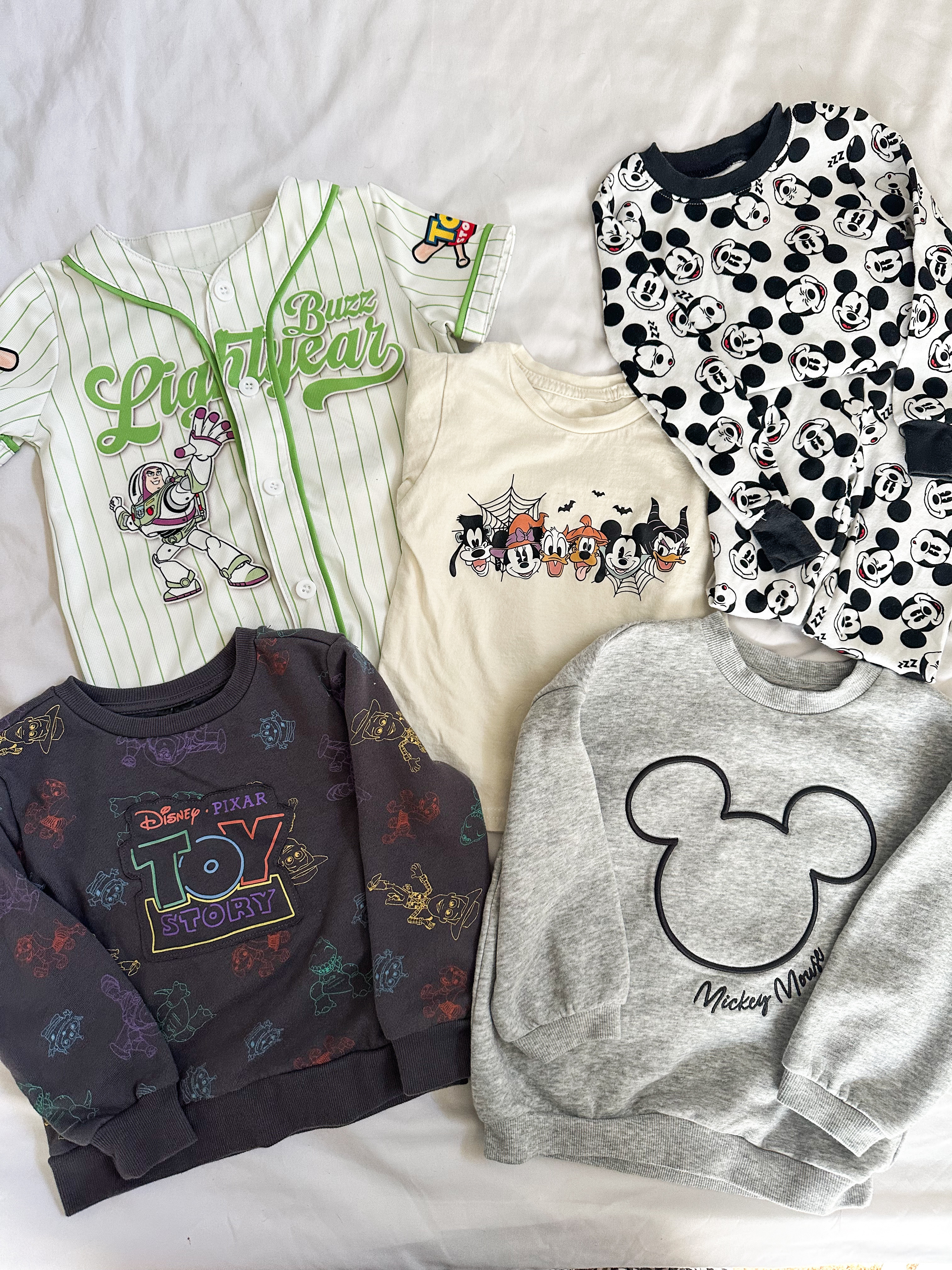 Caden’s Disney outfits for Disneyland! 
Found them in several places and all are 3T and fit tts! 
Buzz lightyear jersey
Toy Story sweatshirt
Mickey pajamas
Mickey Halloween shirt
Toddler Disney outfits
Toddler Disney clothes


#LTKStyleTip #LTKFindsUnder50 #LTKKids