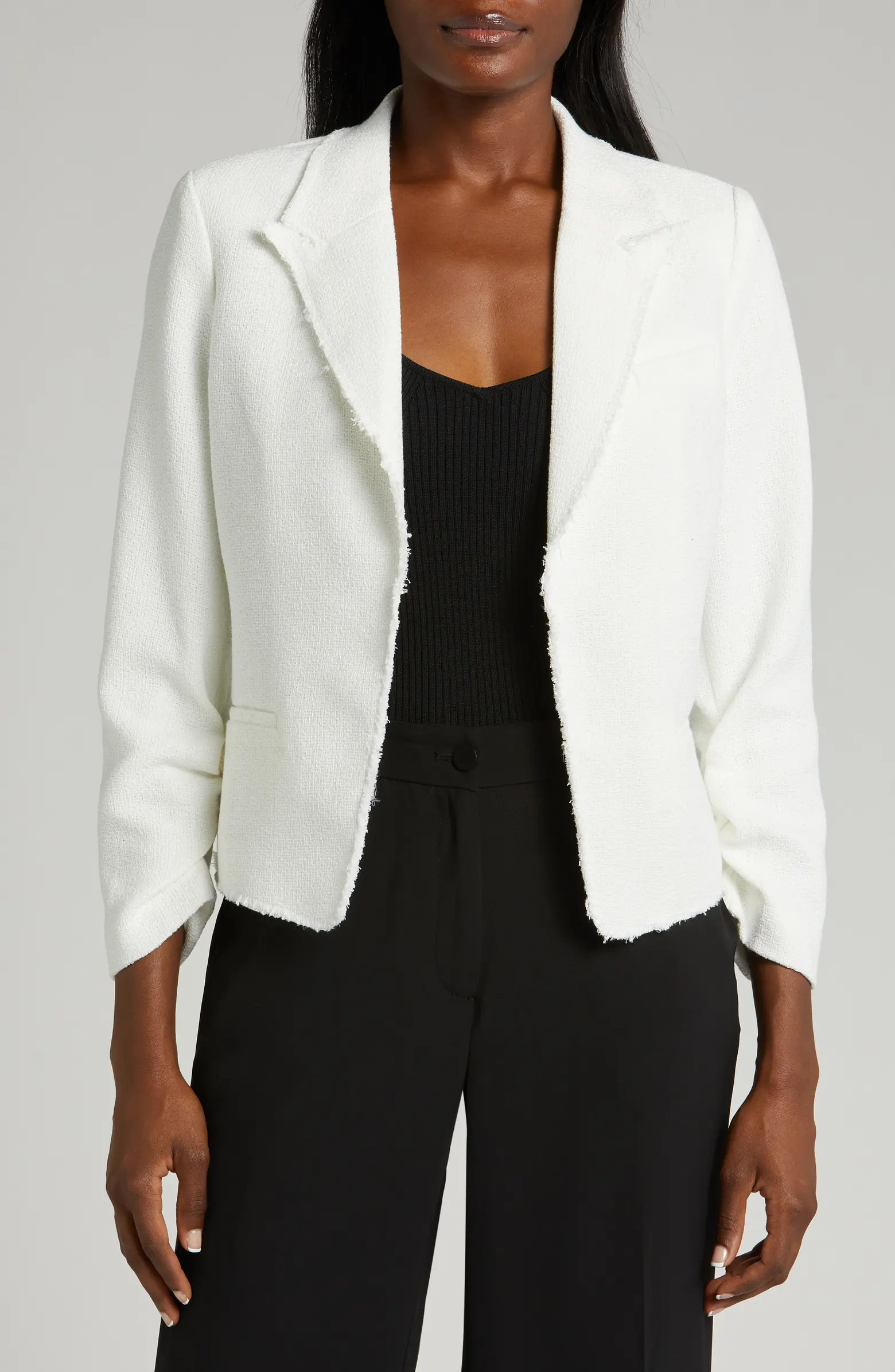 Raw Hem Crop Blazer | Nordstrom