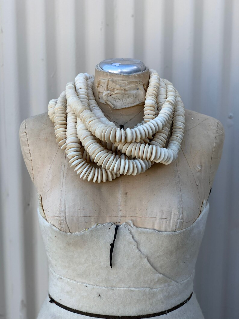 13” Bone Bead strand (Free Shipping) | Etsy (US)