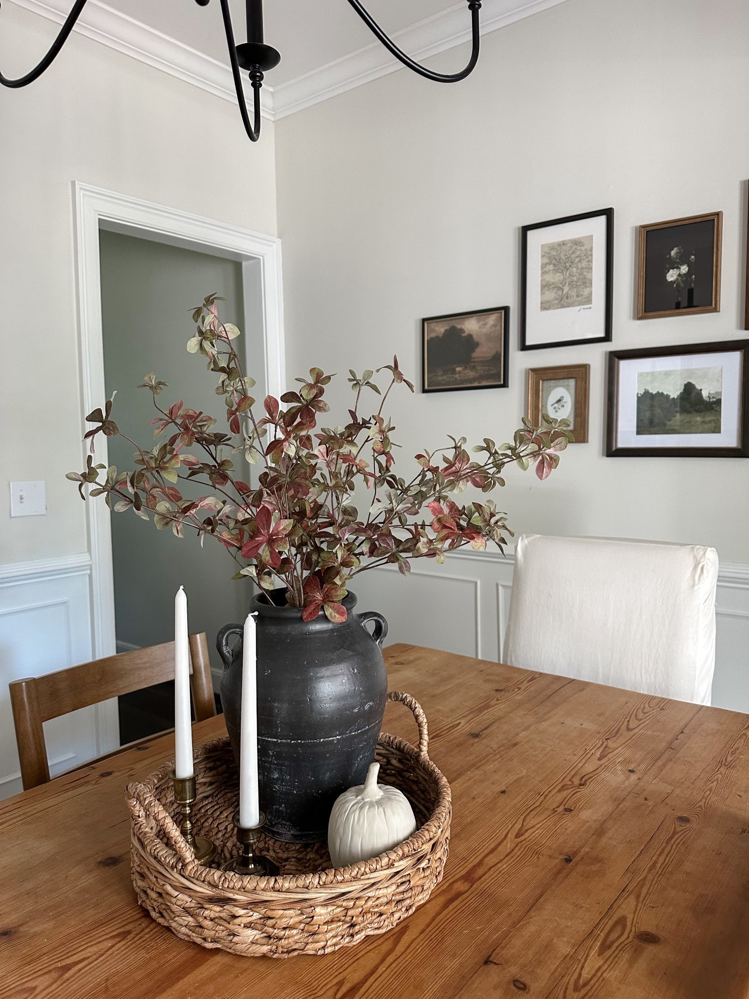 Cozy and simple fall dining table centerpiece! 

#LTKFindsUnder50 #LTKSeasonal #LTKHome