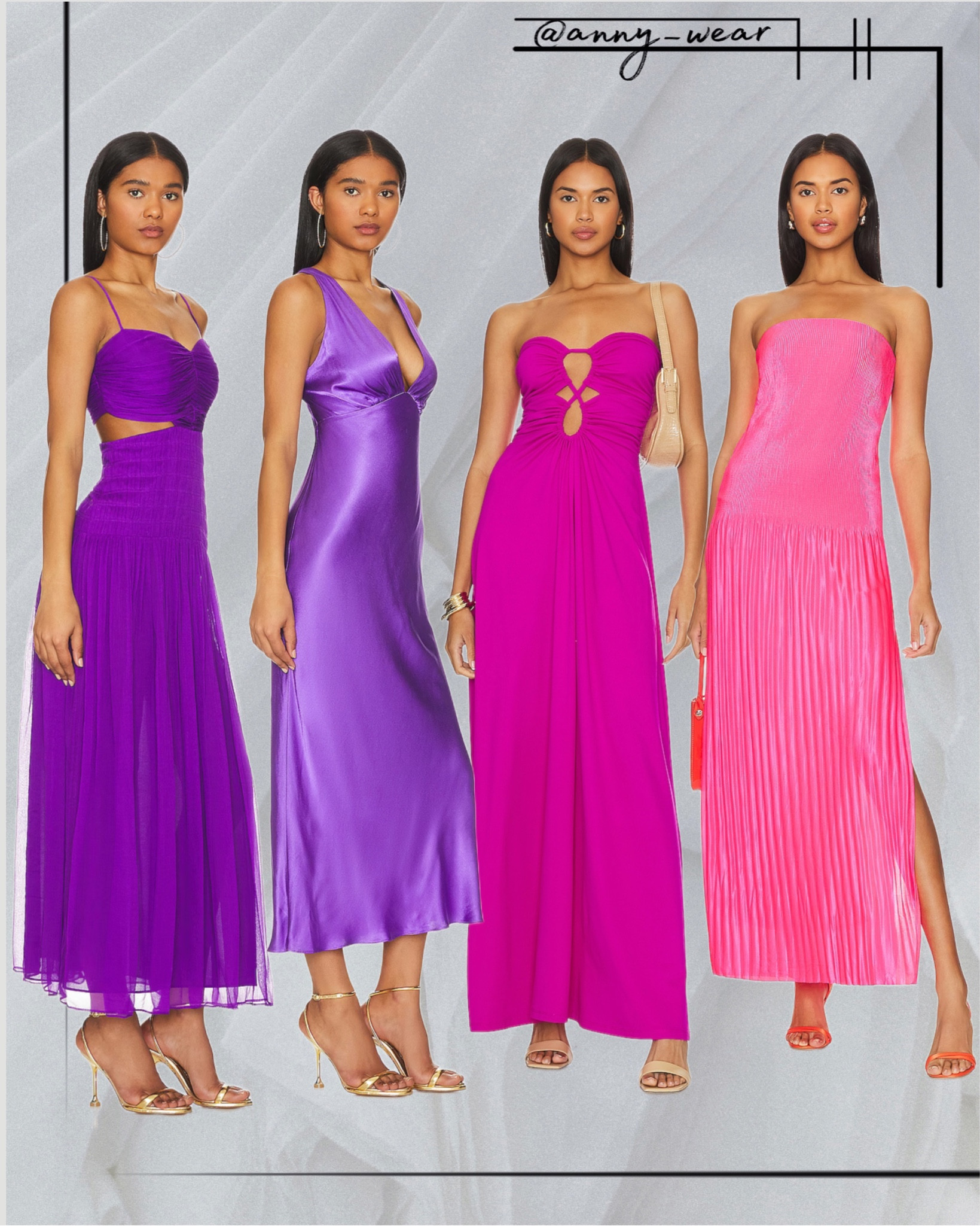 Pink Violet Dresses