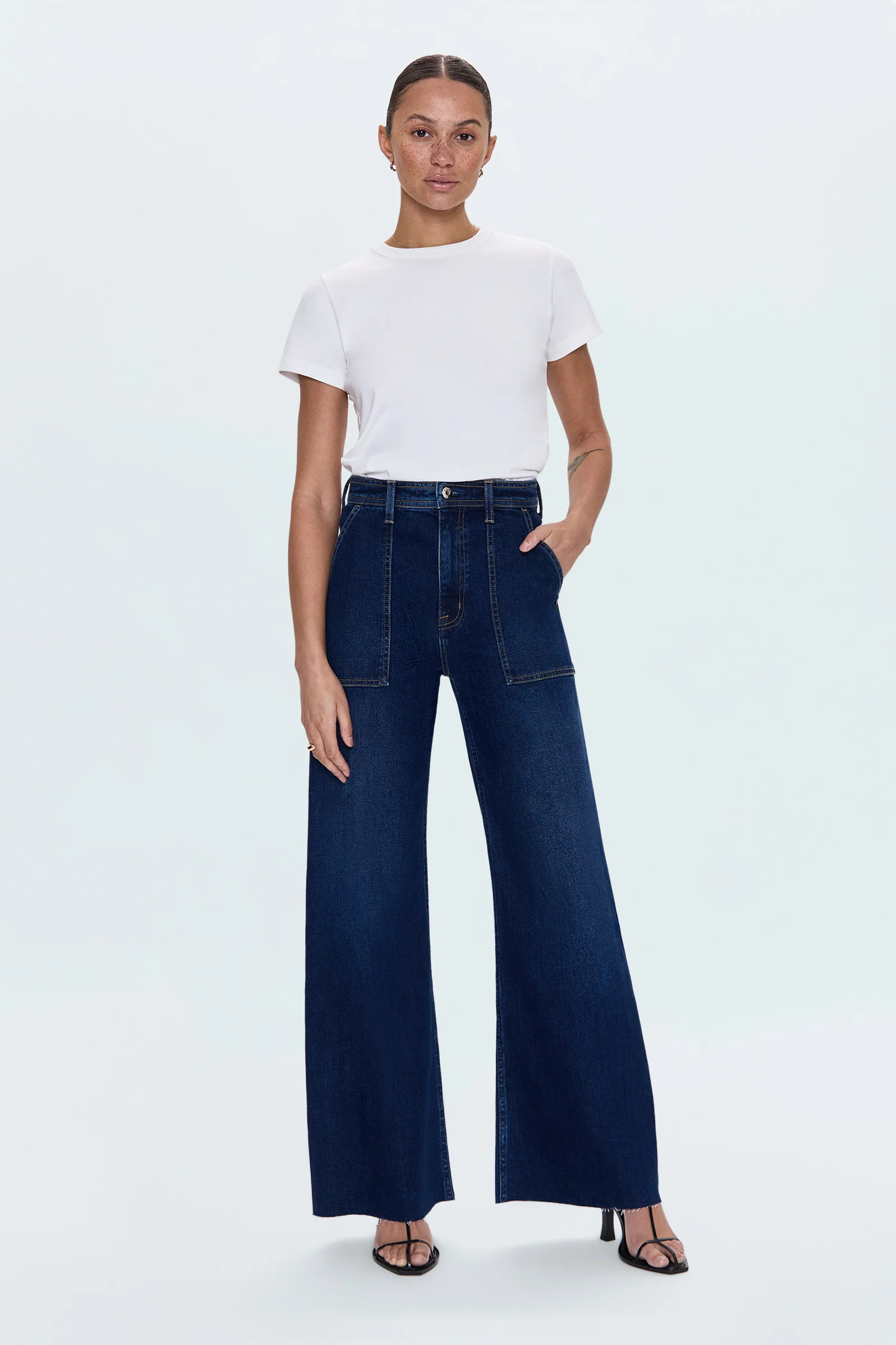 Penny High Rise Wide Leg Jean - Calluna | Pistola Denim