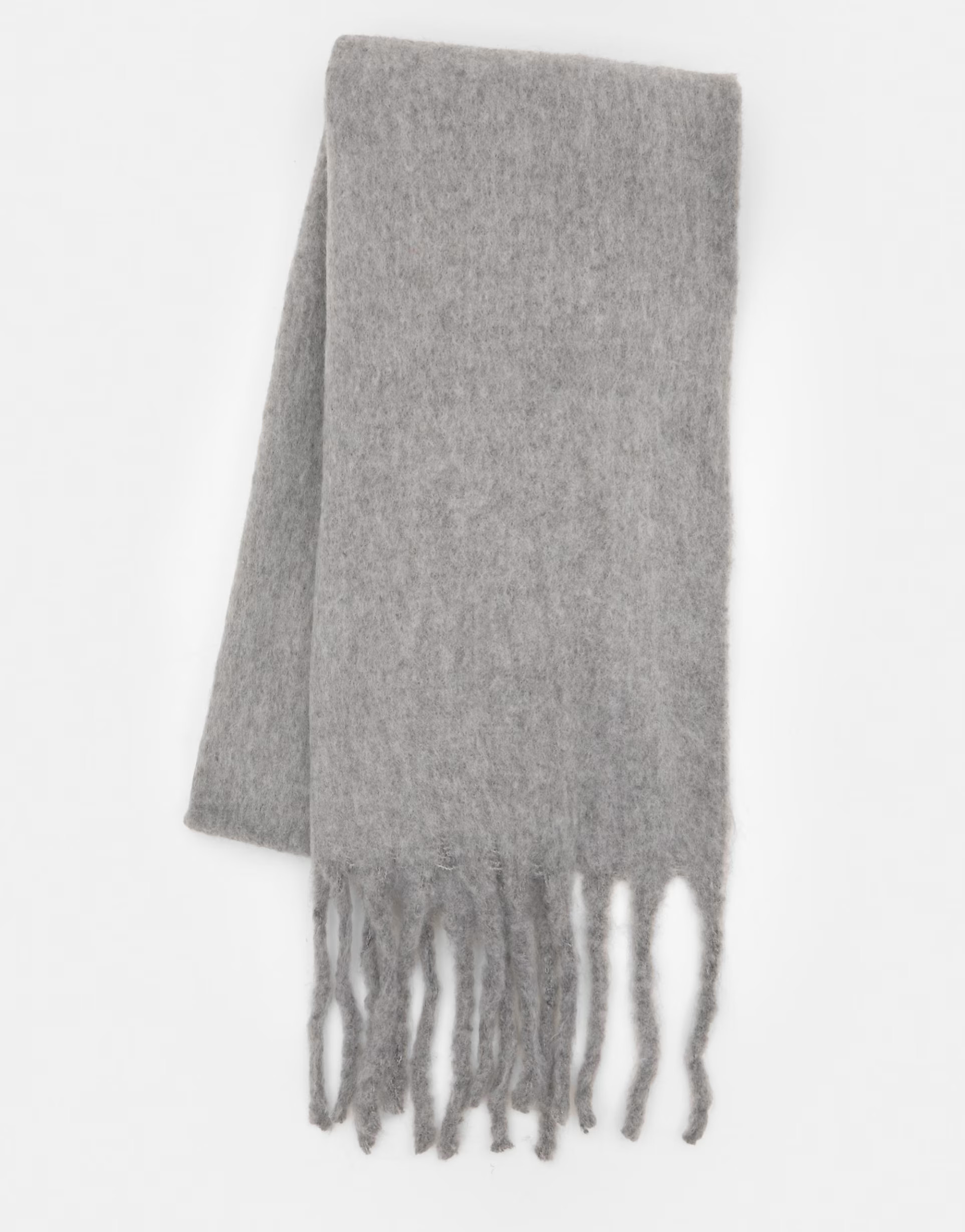 Pull&Bear Mohair-look scarf in pale grey | ASOS | ASOS (Global)