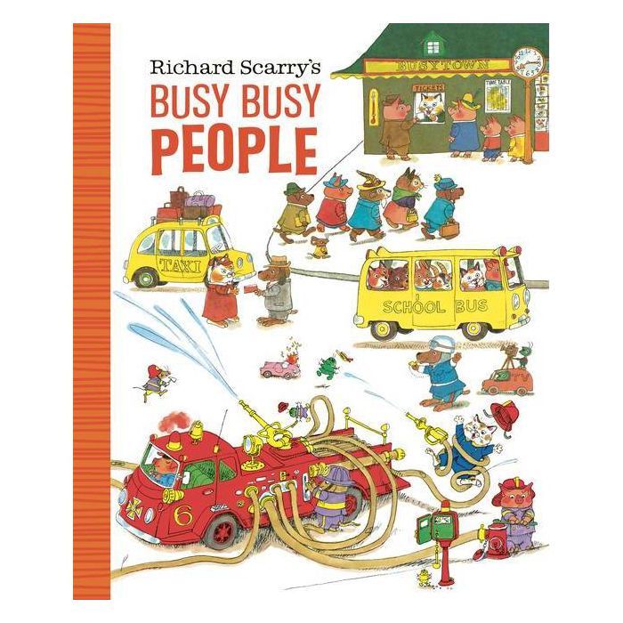 Richard Scarry's Busy Busy People - (Richard Scarry's Busy Busy Board Books) (Board Book) | Target