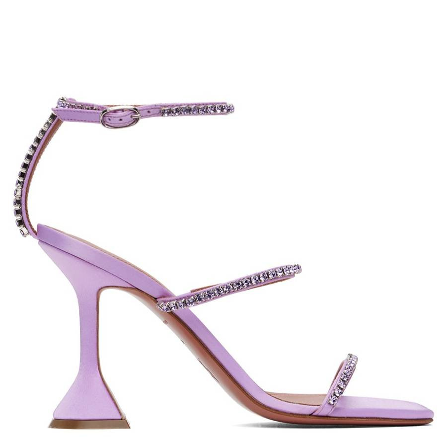 Amina Muaddi Crystals Gilda Sandals, Brand Size 36 ( US Size 6 ) | Jomashop.com & JomaDeals.com